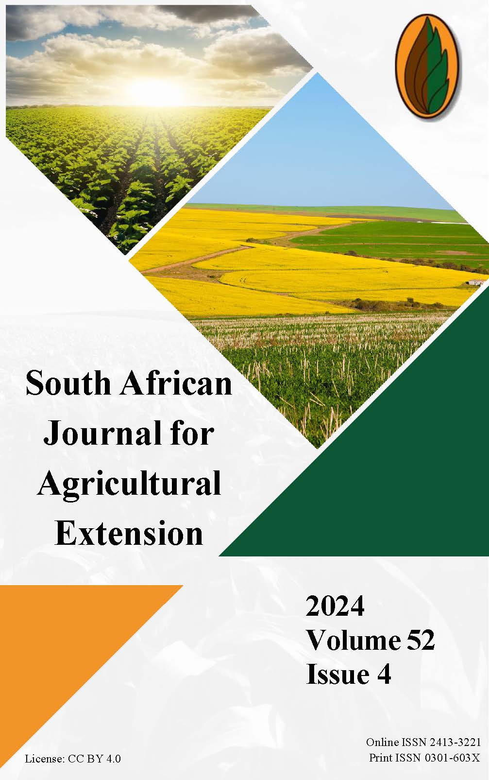 					View Vol. 52 No. 4 (2024): South African Journal of Agriculture Extension
				